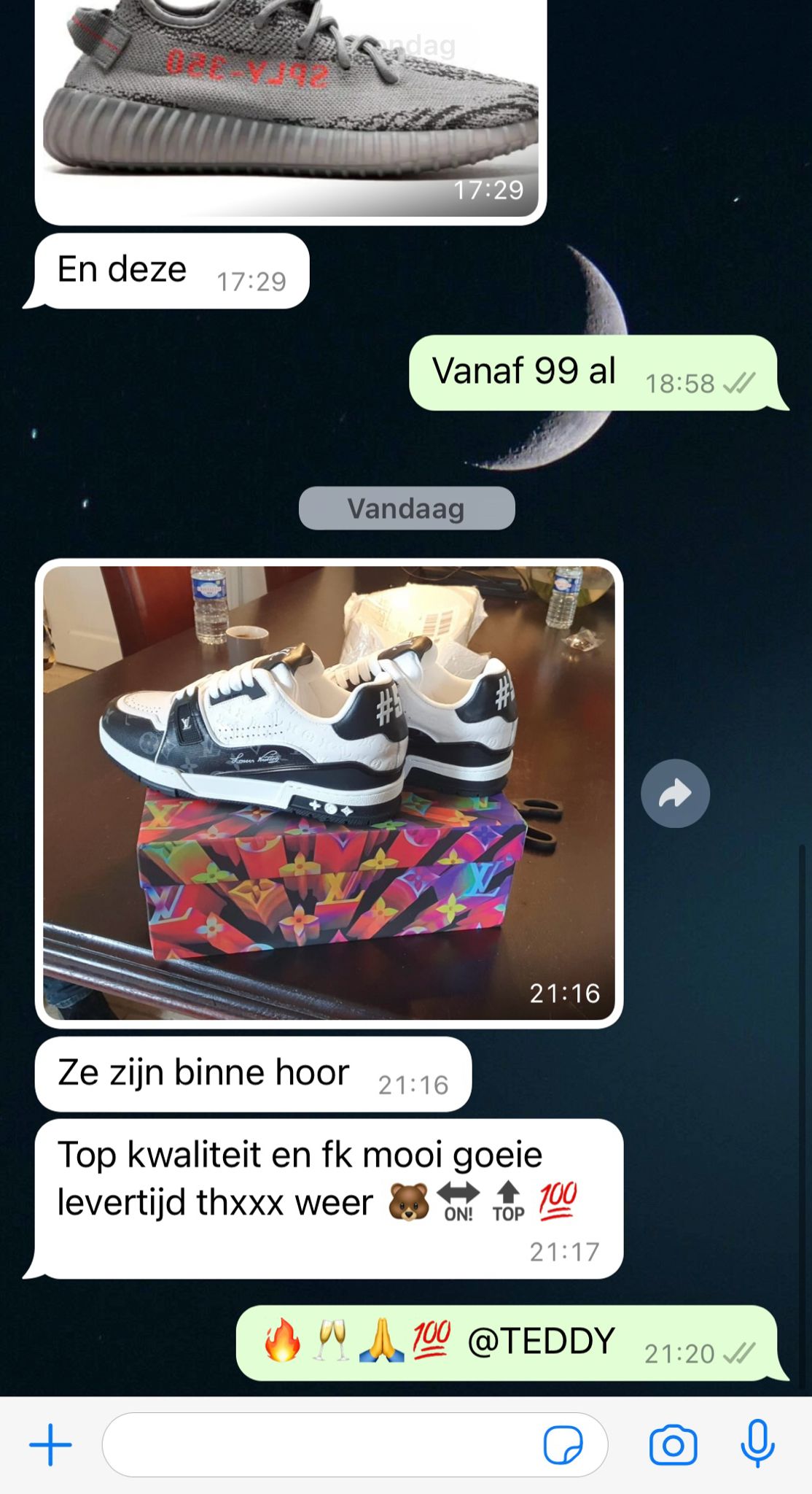 WhatsApp review TEDDY FASH