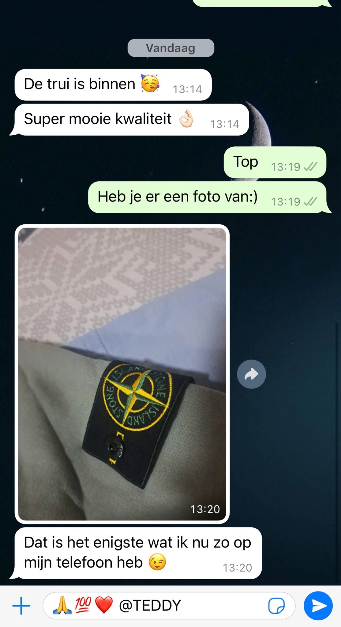 WhatsApp review TEDDY FASH