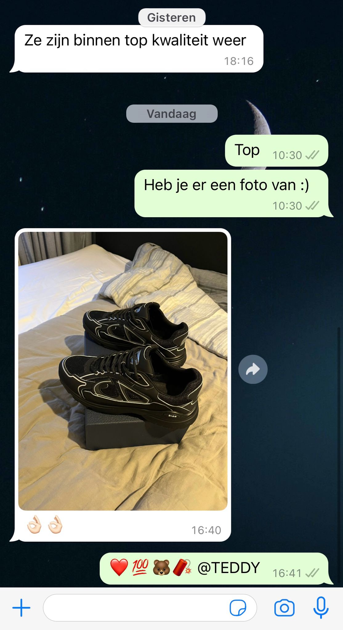 WhatsApp review TEDDY FASH