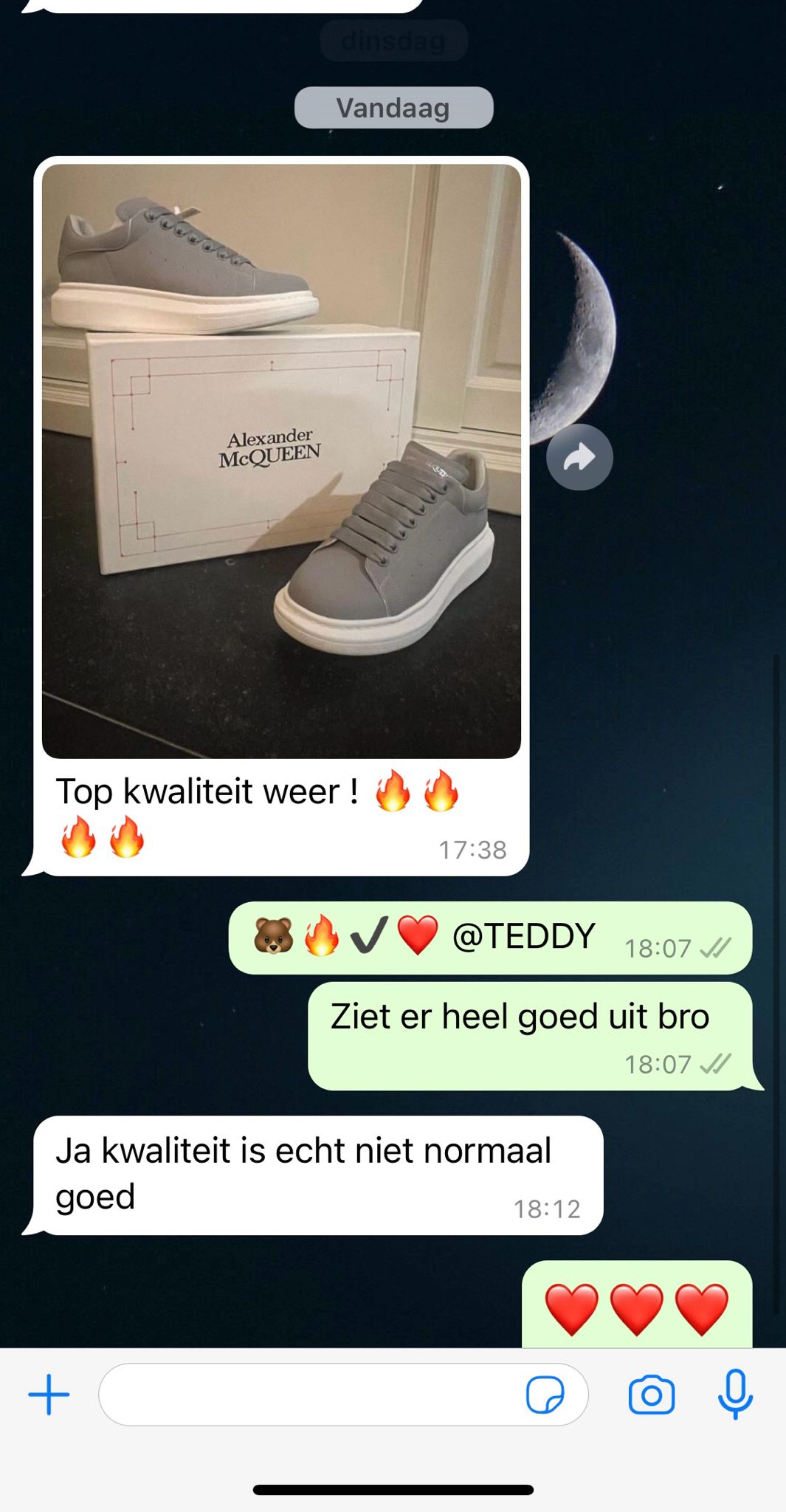 WhatsApp review TEDDY FASH