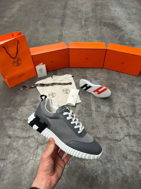 Hermes Bouncing Sneakers Grijs / wit