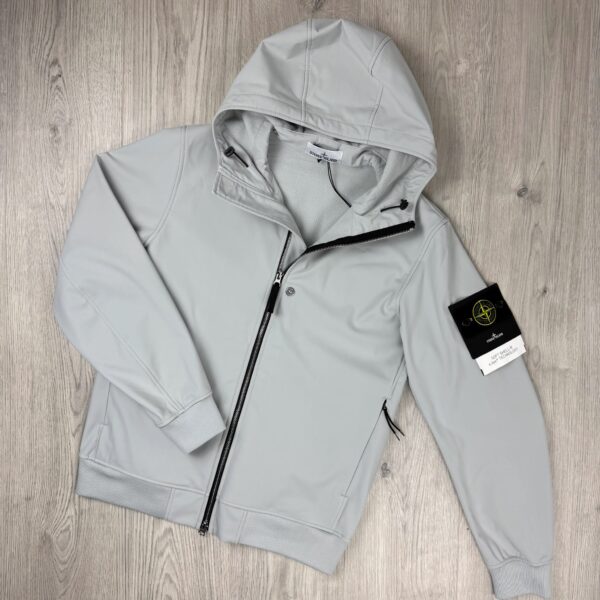 Stone Island Soft Shell Jacket Gray